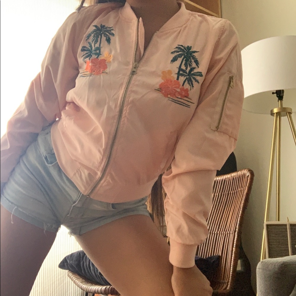HAWAII embroidered bomber jacket 🌺🌴